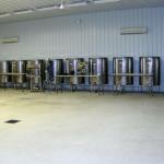 Plagido's Stainless Steel Vats and Bottling Line